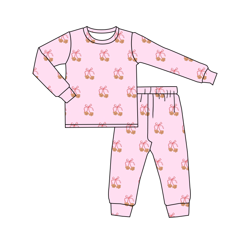 Custom moq 5 each style eta 6-7weeks baby girl clothes long sleeve pants sets and romper -25.7.29