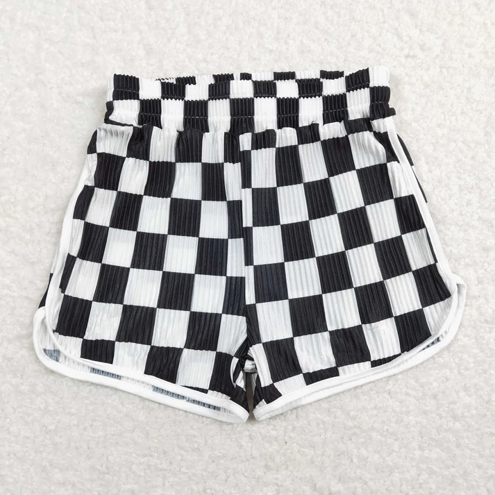 RTS NO MOQ Sibling Baby girls clothes Summer striped Shorts