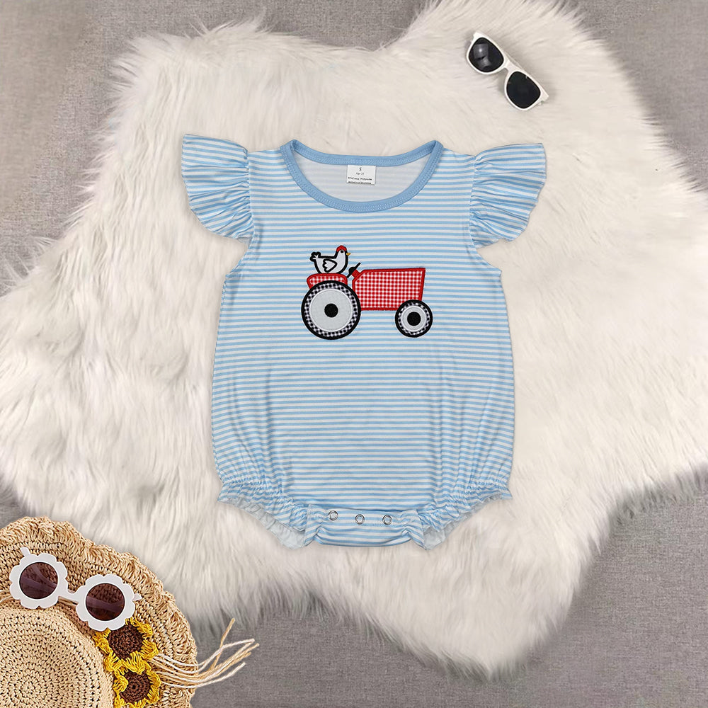 RTS NO MOQ embroidery short-sleeved shorts suit & short-sleeved sets and romper