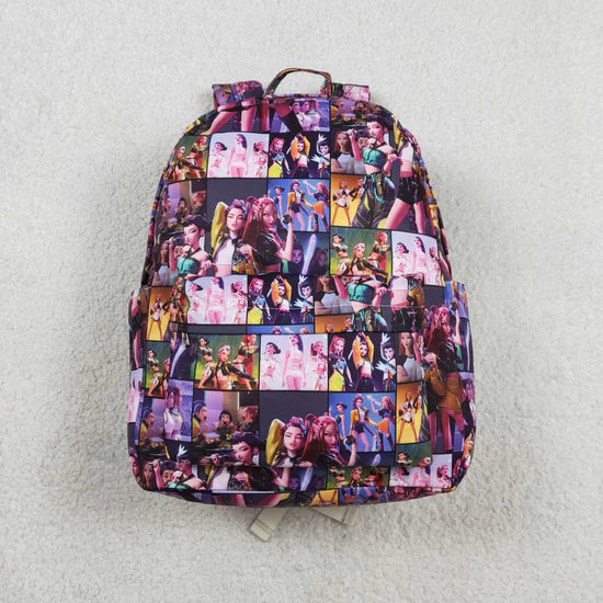 Best Sell RTS Baby Kids School Back Bags Lattice Stage Zipper Design Baby Kids Educational Fashion Bag