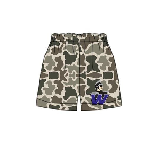 Custom moq 5 mix size milk silk baby boy clothes team camouflage summer shorts-25.8.1