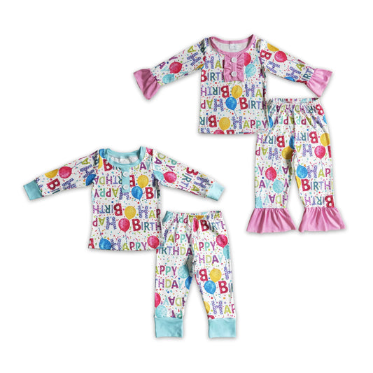 RTS NO MOQ BLP0142 GLP0347 Balloon-Letter Pleated Button Long Sleeve Suit