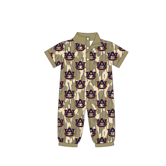 Custom moq 5 mix size milk silk baby boy clothes team summer camouflage short sleeve romper-25.11.22