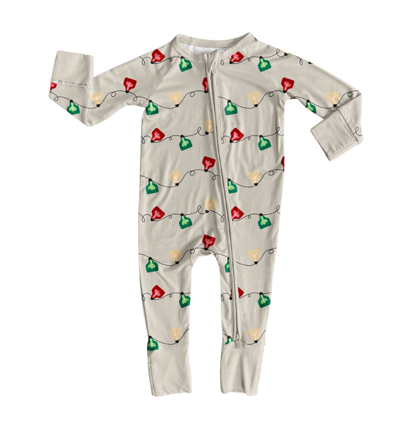 Custom moq 8 mix size milk silk Christmas light bulbs clothes
