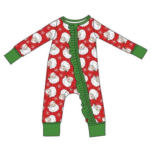 Custom moq 5 each style eta 6-7weeks baby girl clothes Christmas long sleeve romper-25.8.2