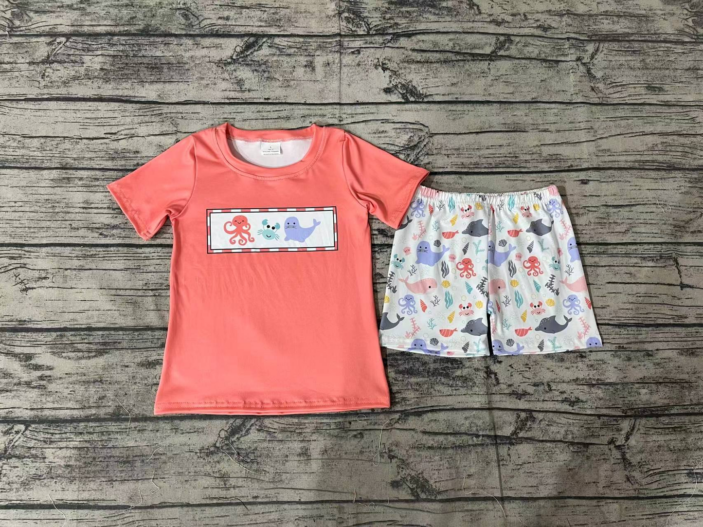 Pre-order baby boy clothes short sleeve shorts summer outfit