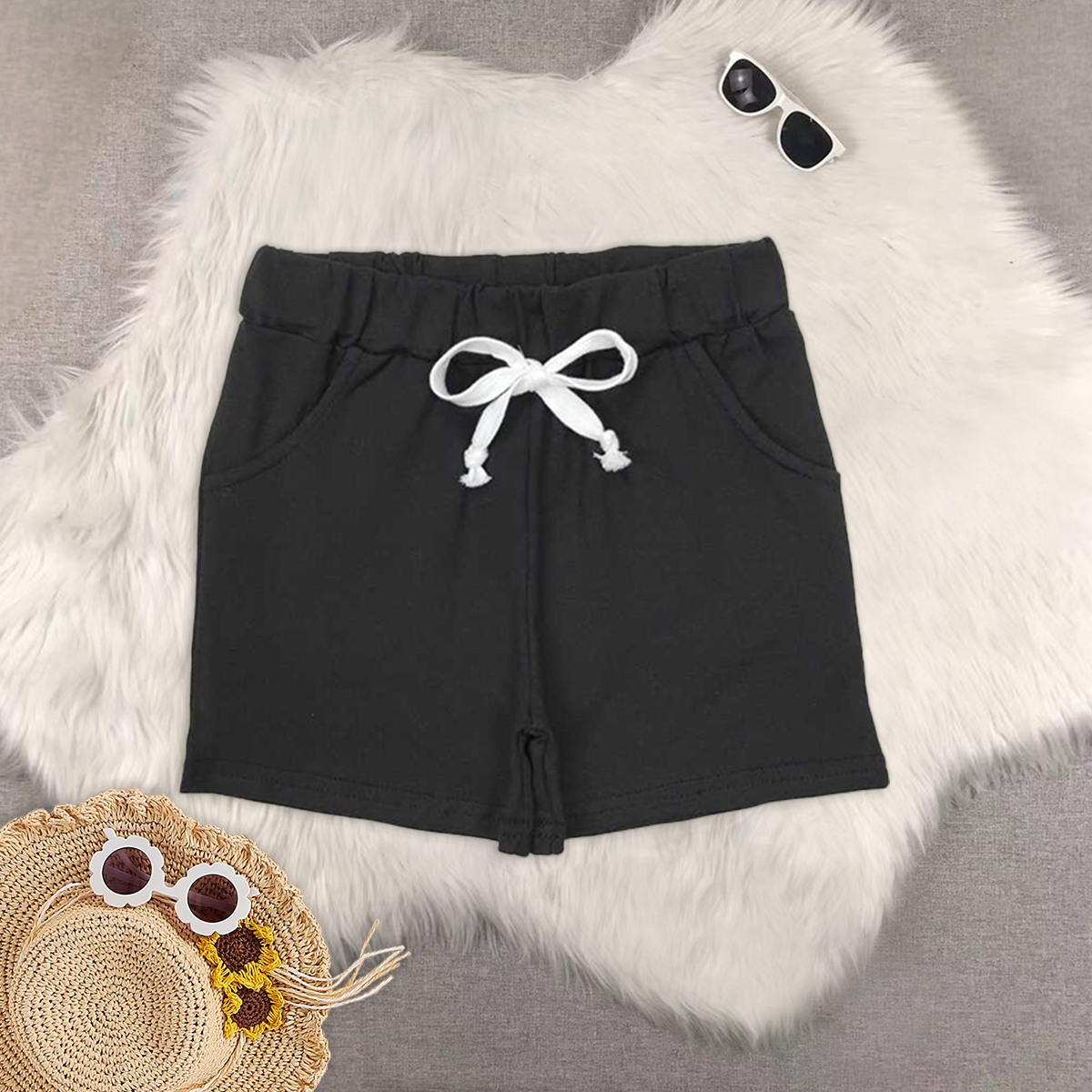 RTS NO MOQ baby girl clothes summer shorts