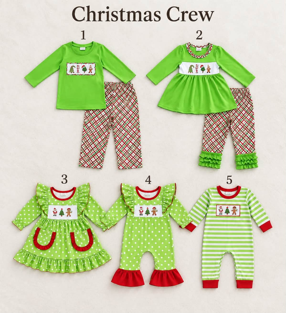 RTS NO MOQ Sibling milk silk Cute Clothes Baby Girls And Boys Christmas Print Top And Pants Clothes Set Rompers Dresses