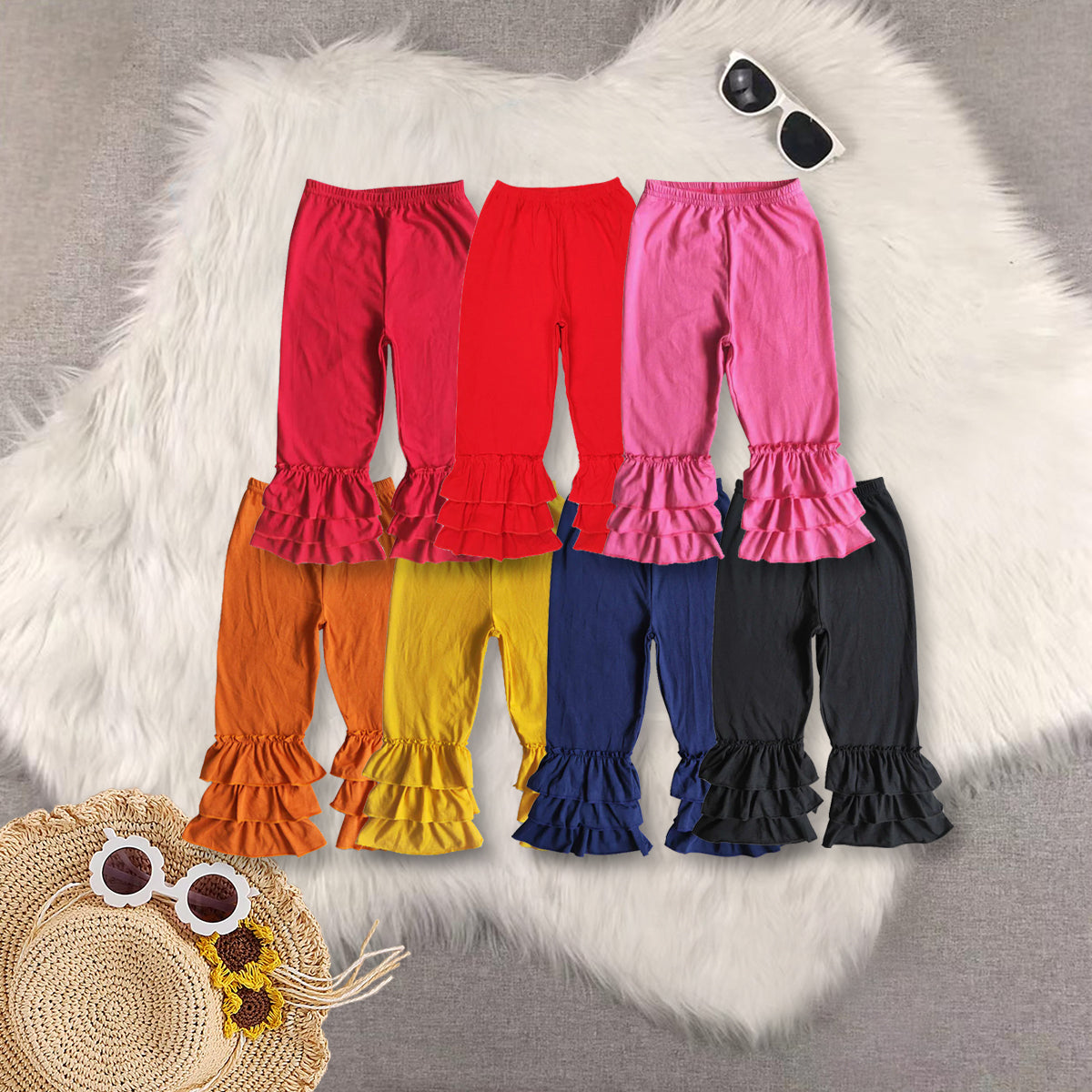 RTS NO MOQ  P0579 P0611 P0561 P0634 Solid color trousers mix