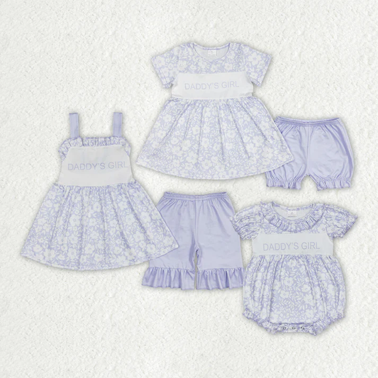 RTS NO MOQ baby girl clothes short-sleeved shorts suit & short-sleeved sets romper