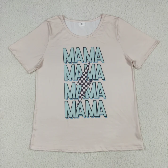 RTS NO MOQ Sibling adult clothes short sleeve tops