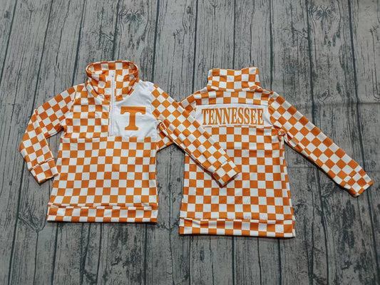 Custom moq 3 eta 6-7weeks baby boy clothes team orange long sleeve shirt-25.8.26