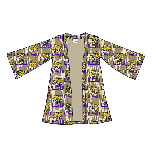 Custom moq 5 mix size milk silk baby girls clothes team summer camouflage long-sleeved cardigan-25.11.22