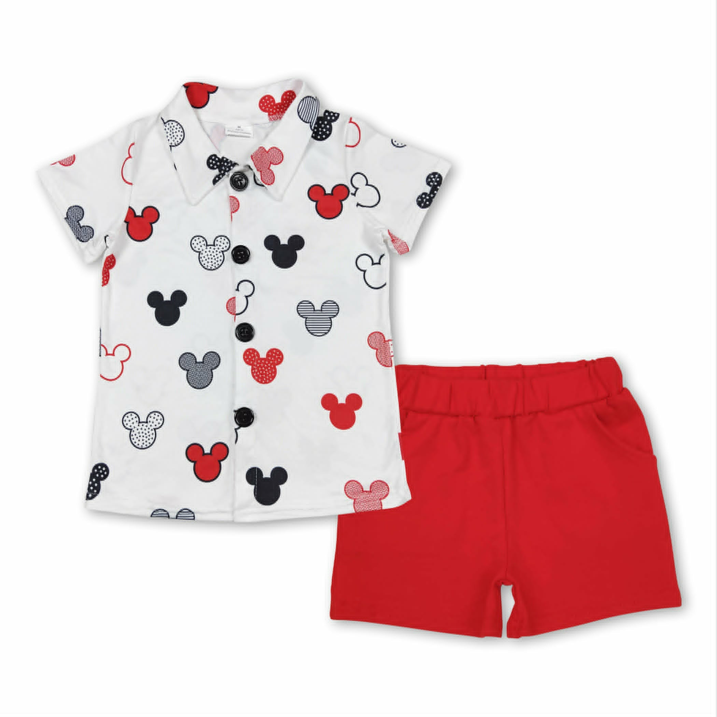 Cute Clothes BT0607 Baby Toddler Boys White Short Sleeve Tee Shirts Tops