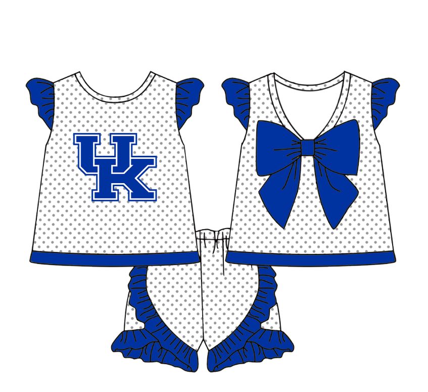 Custom moq 5 mix size milk silk summer teams baby girls clothes blue short sleeve shorts sets and boy sets and short top and long top and jumpsuit-25.8.28