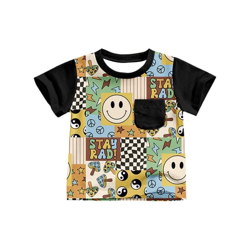 Deadline  April 22 Smiley Lightning Boy Top