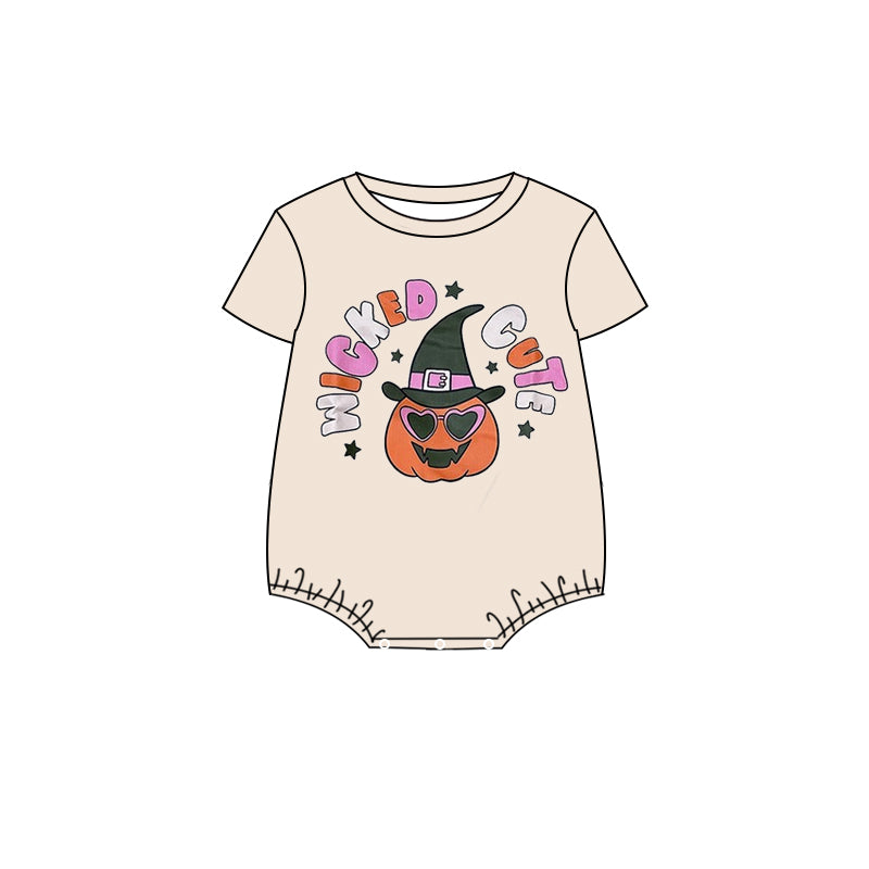 custom moq 3 eta 6-7 weeks Witch flesh-colored short-sleeved romper