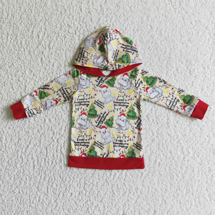 RTS NO MOQ Sibling baby girl boy clothes hooded long-sleeved tops