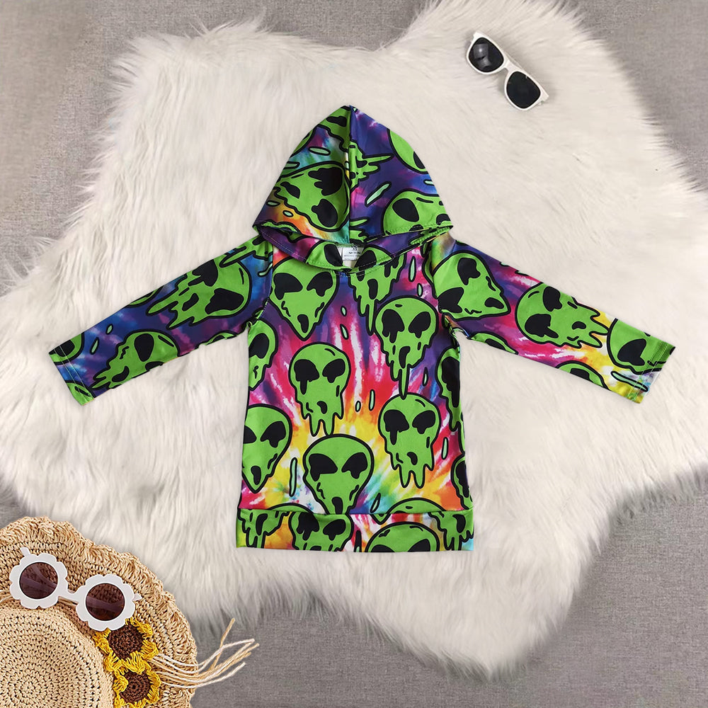 RTS NO MOQ Sibling baby boy girl clothes hooded long sleeved tops