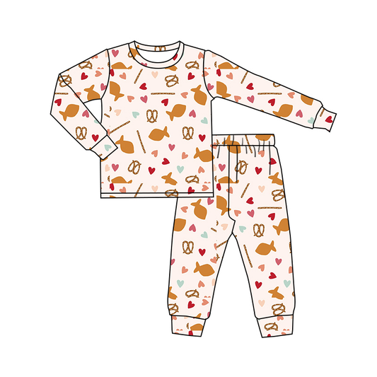 Custom moq 5 each style eta 6-7weeks baby girl clothes long sleeve pants sets and romper -25.7.29
