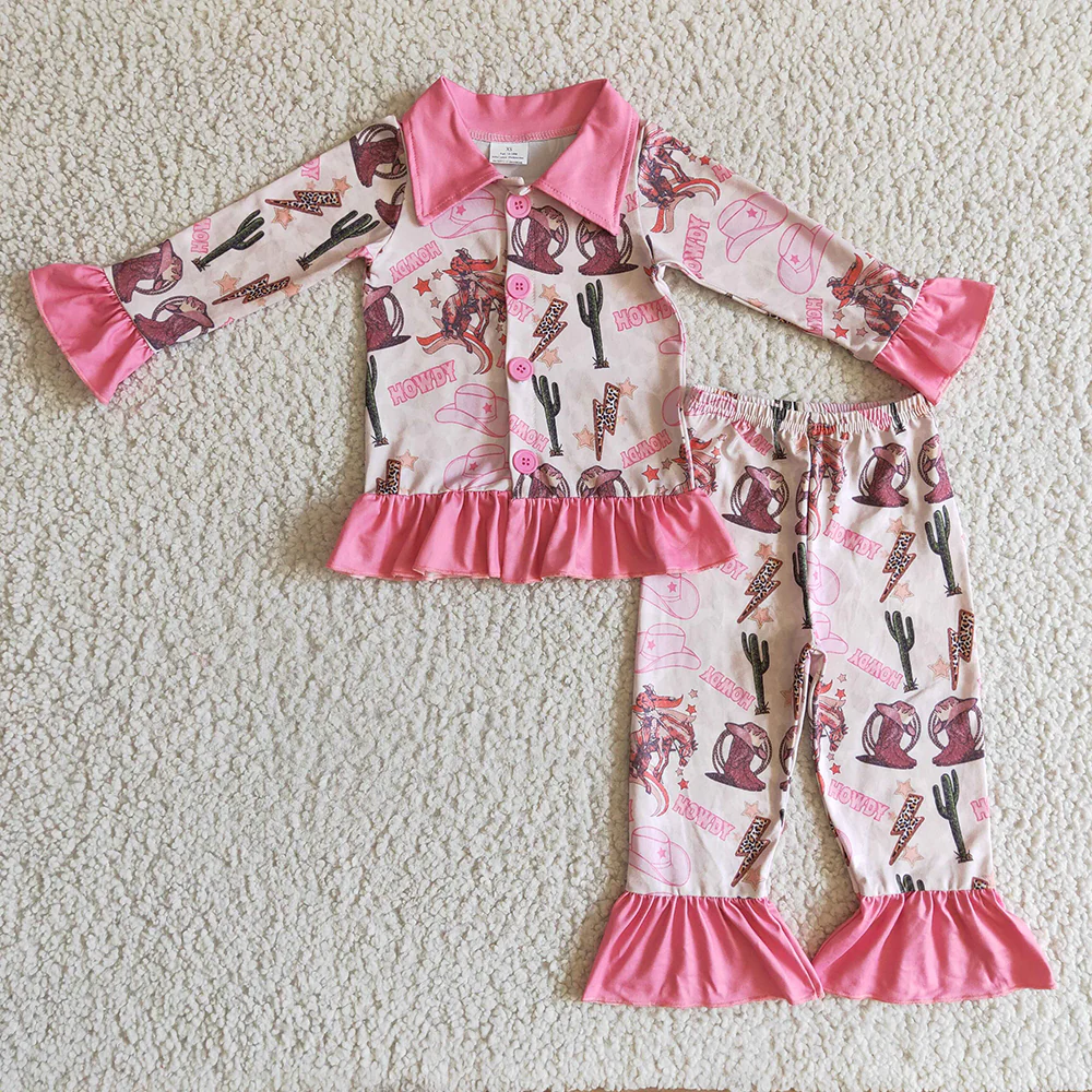 RTS Sibling baby girl boys clothes long Sleeve pants pajams sets