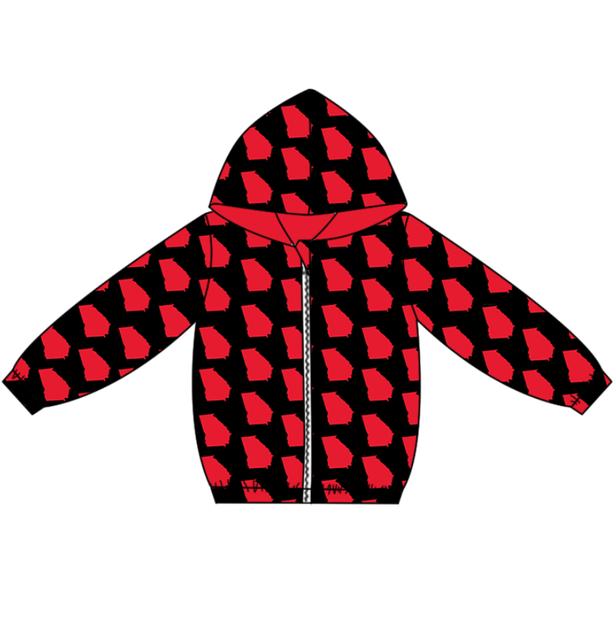 Custom moq 5 mix size milk silk summer teams baby girls clothes dark red hooded long sleeve pants sets and yoga sets and dress and hooded top-25.9.1