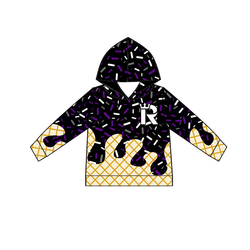 Custom moq 5 mix size milk silk Ice cream purple white gray clothes