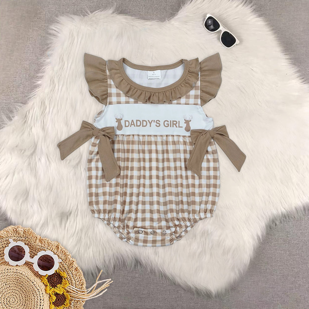 RTS Boys and girls daddy Short Sleeve Shorts sets dress romper