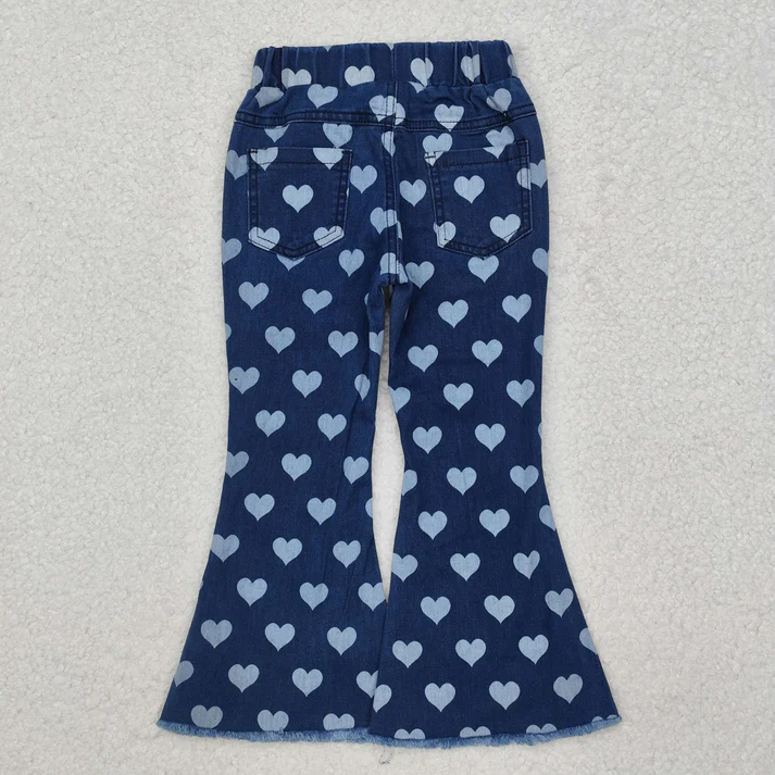 RTS NO MOQ Sibling Baby Girls Clothes Jeans: Flared & Ripped