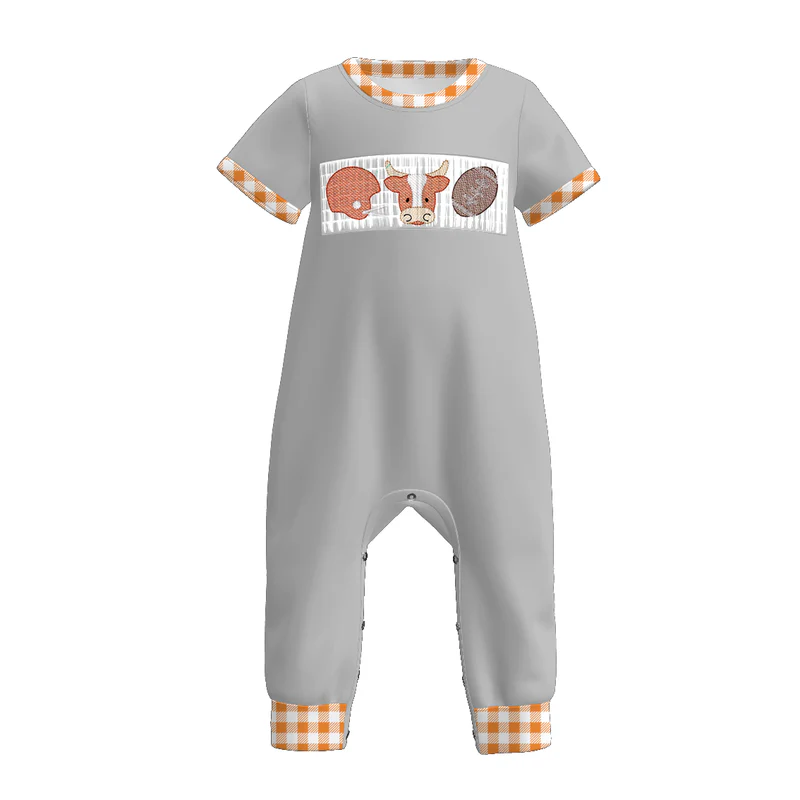 Custom summer teams baby girls clothes team short sleeve shorts sets dress romper-25.7.15