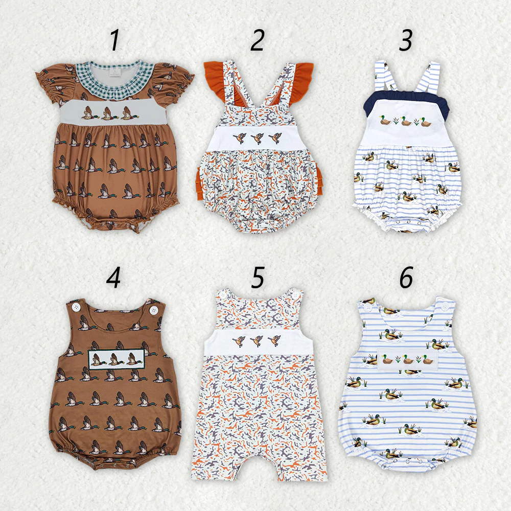 RTS NO MOQ baby girl clothes short-sleeved romper dress