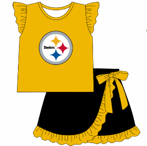 Custom summer teams baby girls clothes team yellow short sleeve shorts sets 3 and briefs sets and dress and rompers-25.7.23