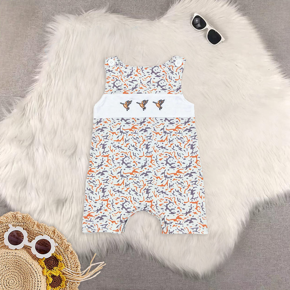 RTS Boys and girls Embroidered Short Sleeve Shorts sets dress rompers