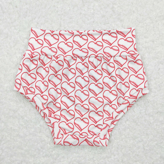 SS0170 Love baseball white briefs