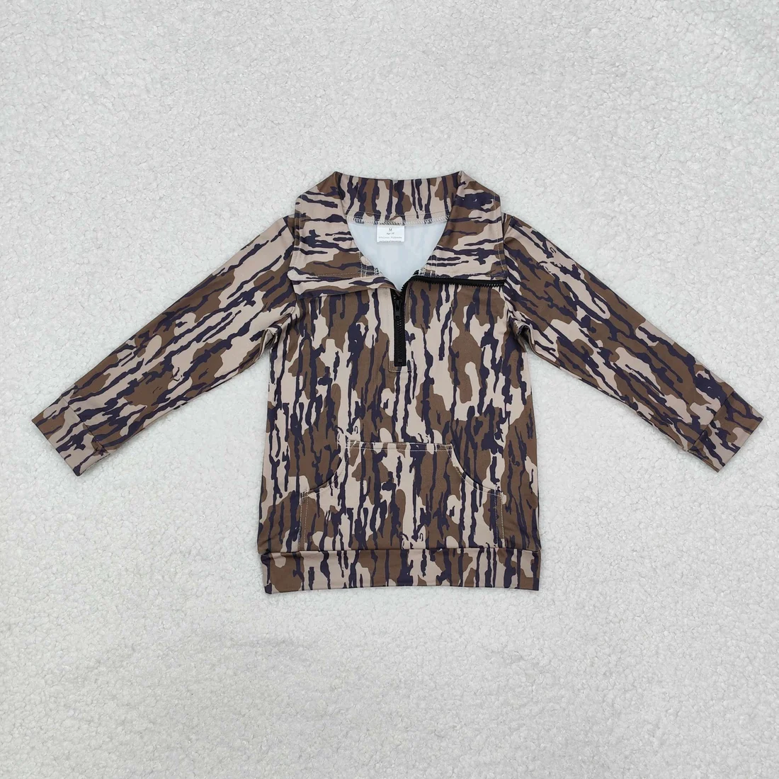RTS NO MOQ Sibling Baby kid Camouflage pullover long sleeve tops and shorts sets and shorts