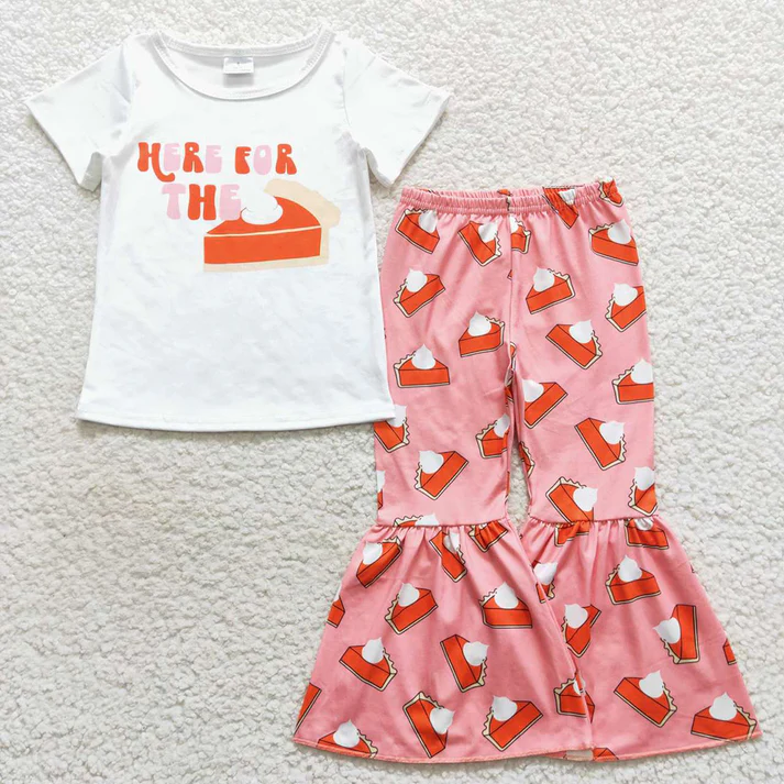 RTS Sibling baby girl clothes floral Short Sleeve pants sets