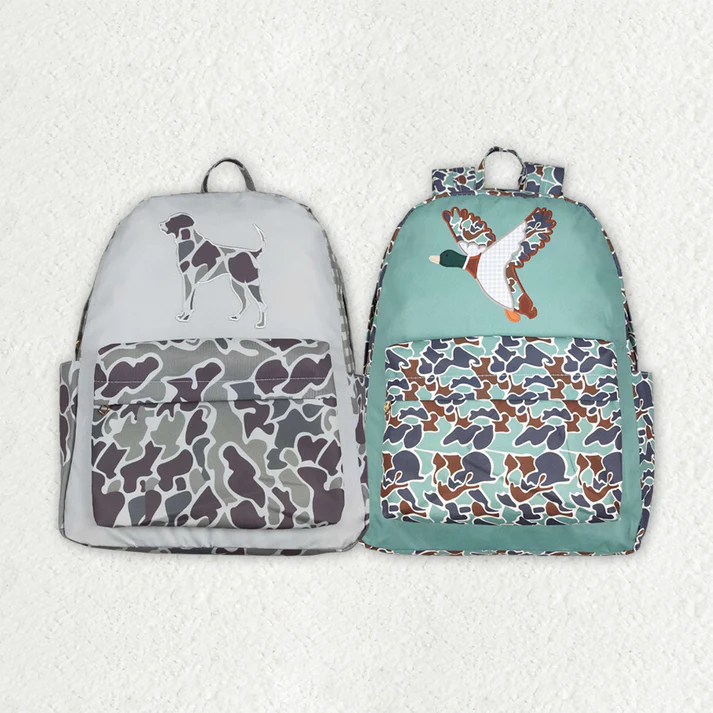 RTS NO MOQ duck puppy kids backpack