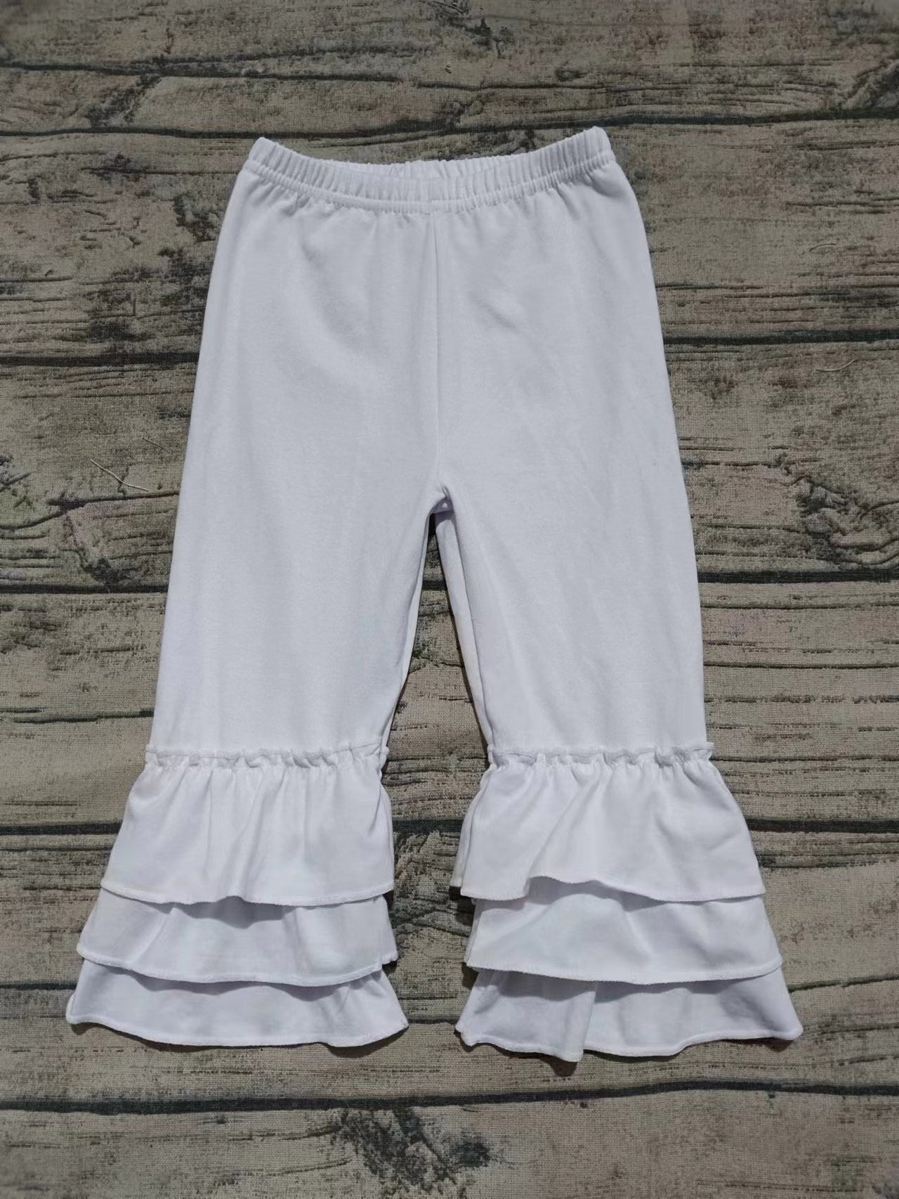 Custom moq 3 eta 6-7weeks baby girl clothes white lace long Pants