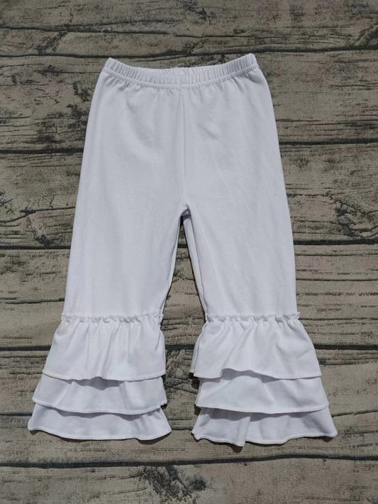 Custom moq 3 eta 6-7weeks baby girl clothes white lace long Pants