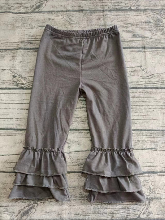 Custom moq 3 eta 6-7weeks baby girl clothes gray lace long Pants