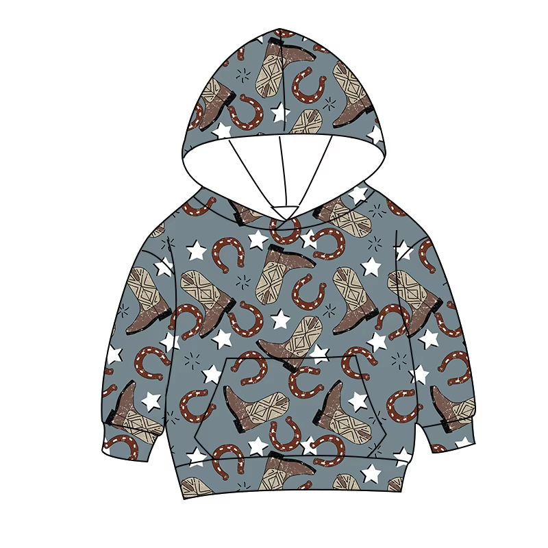 Custom moq 5 each style eta 6-7weeks baby boy clothes boots hooded long sleeve top-25.8.15