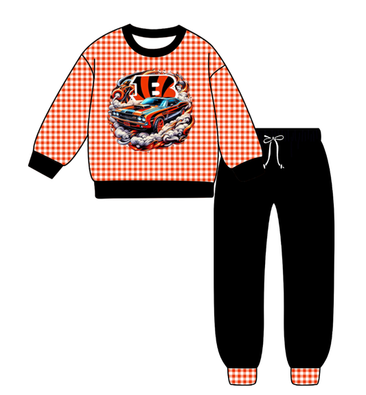 Custom moq 8 mix size milk silk summer teams baby girl clothes black long sleeve pants sets-25.9.29