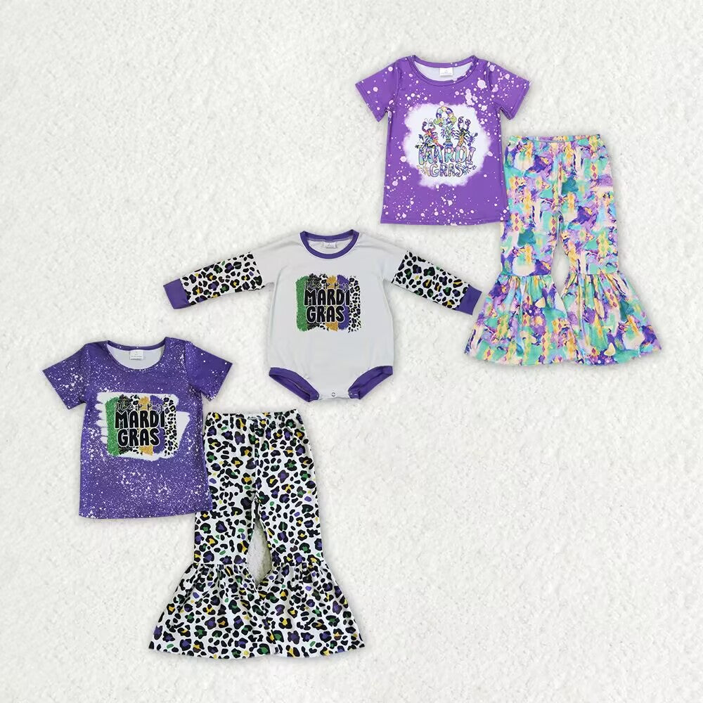 RTS NO MOQ GSPO0221 LR0226 GSPO1016  Crayfish Letter Pattern Short Sleeve Long Pants Set & Crawfish Clothes