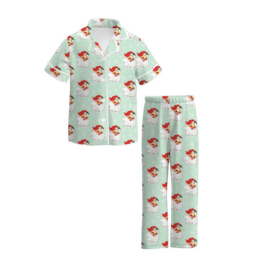 Custom moq 3 eta 7/8week moq 5 eta /4/5week baby girl clothes Christmas short Sleeve pants sets