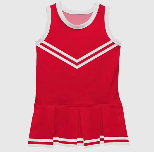 Custom moq 5 each style eta 6-7weeks baby girl clothes team red sleeveless dress-25.9.4