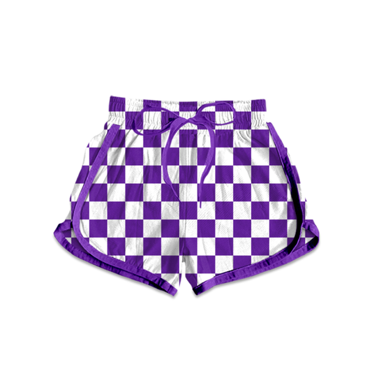 Custom moq 5 mix size milk silk eta 6-8weeks summer team shorts adult and baby girls clothes team summer shorts