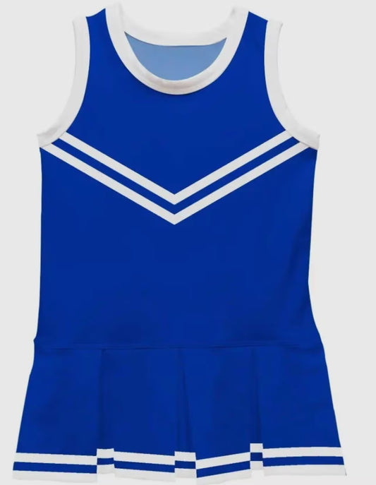 Custom moq 5 each style eta 6-7weeks baby girl clothes team blue sleeveless dress-25.9.4