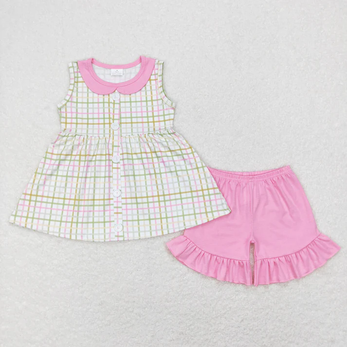 Sibling Baby Girls clothes Flowers Summer Sibling Sister Clothes Sets