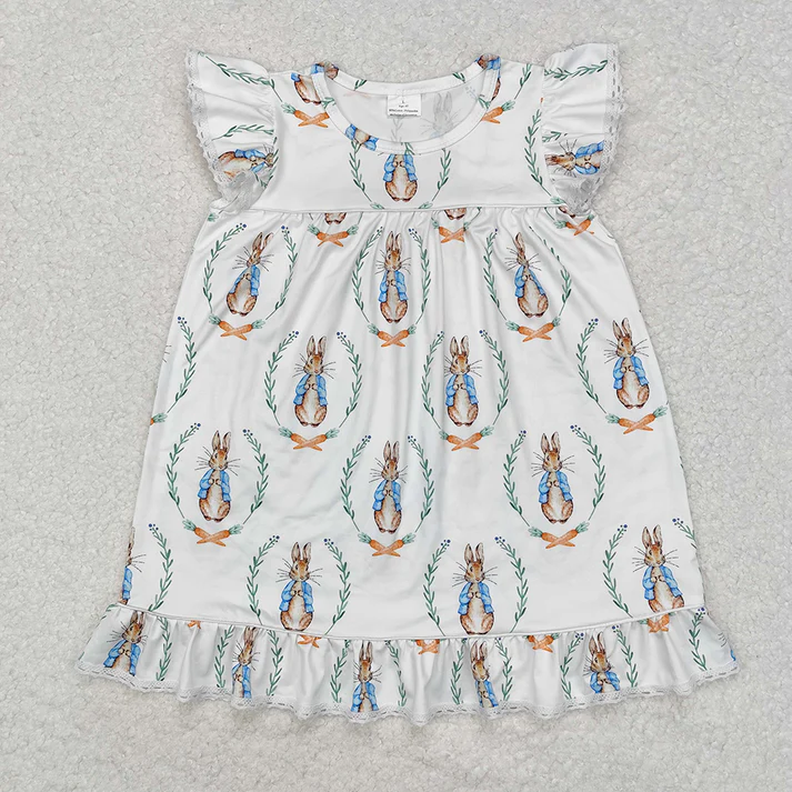 RTS NO MOQ Baby boys easter rabbit Long Sleeve Suit & Dress