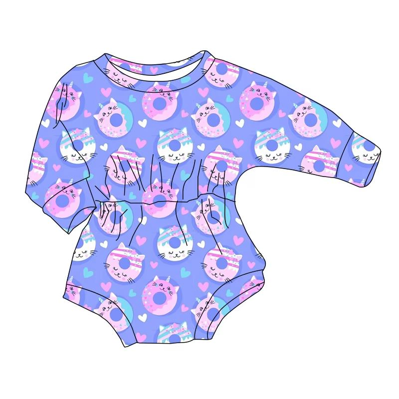 Custom moq 5 each style eta 6-7weeks baby boy clothes cow head long sleeve romper 6-25.8.7